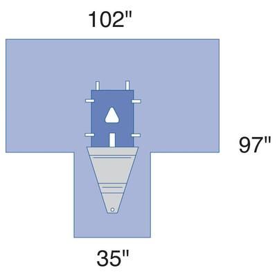 Medline Laparoscopic Perineal Pack, 10/CS (DYNJP9130)