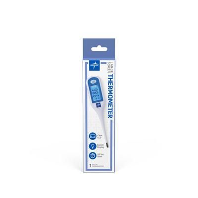 Medline Large-Display Digital Thermometer, Fahrenheit/Celsius, 1 EA (MDS9953H)
