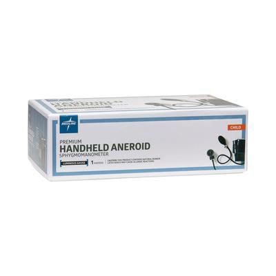 Medline Premier Handheld Aneroid Sphygmomanometer, Child, 1 EA (MDS9411)