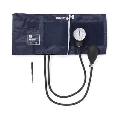 Medline PVC Handheld Aneroid Sphygmomanometer, Large Adult, 1 EA (MDS9388)
