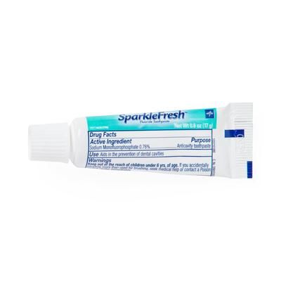 Medline SparkleFresh Toothpaste, 0.6 oz., 144/BX (NONTP6IZ)