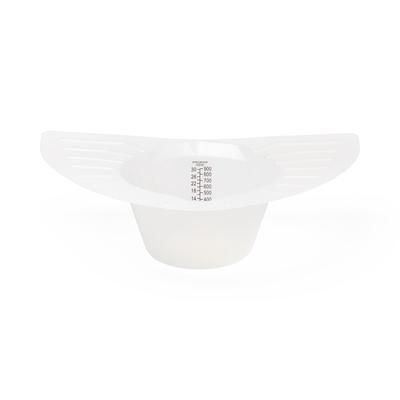 Medline Standard Specimen Collector Pan for Urine and Stool, Translucent with Black Graduations, 900 mL, 30 oz., 100/CS (DYND36600)