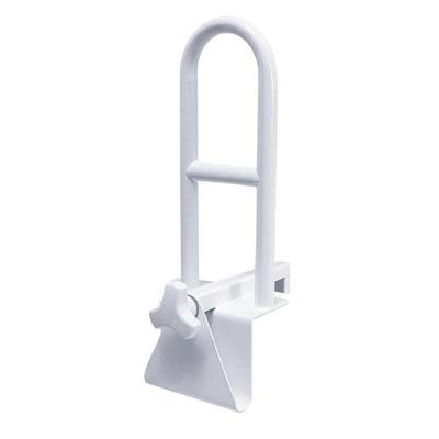 Medline Steel Bathtub Grab Bar, Locks to Side of Tub, 2/CS (MDS86321W)