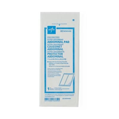 Medline Sterile Abdominal Pad, 8" x 7-1/2", 20/BX (NON21453H)