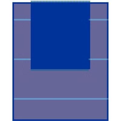 Medline Sterile Three-Quarter Drape Sheet with Absorbent Reinforcement, 53" x 77", 20/CS (DYNJP2416)