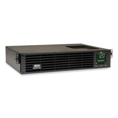 Tripp Lite SmartPro Line-Interactive Sine Wave UPS 2U Rack/Tower, 6 Outlets, 1,000 VA, 480 J (TRPSM1000RM2UTA)
