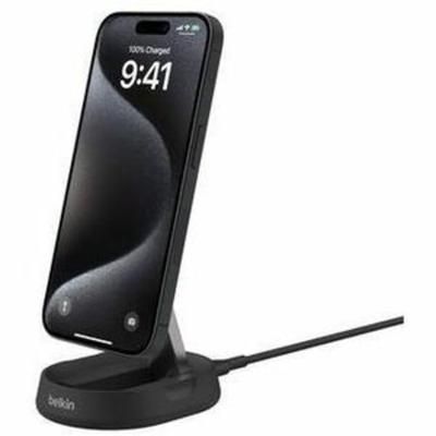 Belkin Boostcharge Pro Cradle - Wireless - Iphone - Qi2 - Charging Capability - Black