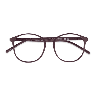 Unisex s round Matte Red Plastic Prescription eyeglasses - Eyebuydirect s Days