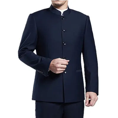 Lassic-en-usiness hinese-en-once-en-2-iece-de-haute qualité-robe et pantalon