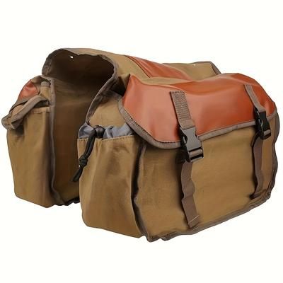 TEMU 1pc Bicycle Rear Seat Bag, Durable Mountain Bag Back Frame Bag, Bicycle