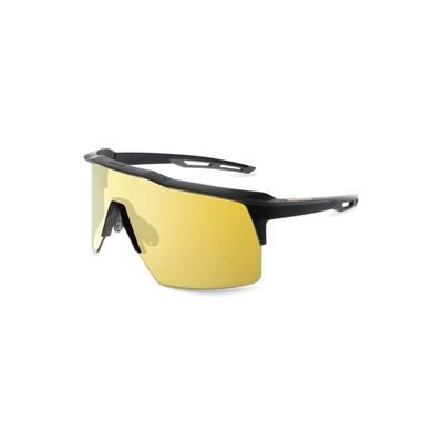 WarBird Ghost Wolf Glasses Black Frames/Yellow Lens EYGWBKYL