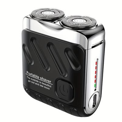 TEMU Mimi's Shaver Features Magnetic Suction Heads, 2-speed Usb Charging, Mini Car Portable, Men's Electric mobile Razo