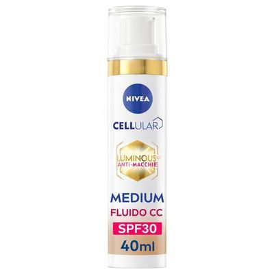 Nivea Cellular Luminous630 Fluido CC Cream SPF 30 Medium 40 ml, Crema