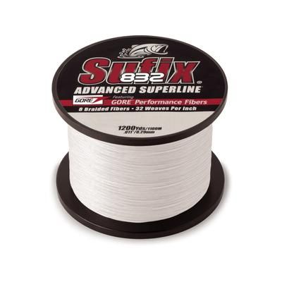 Sufix 832 Braid 20lb Line Ghost 1200 Yds 660-320GH