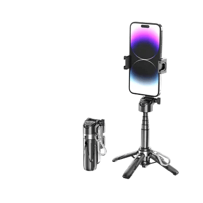Newly Upgraded Design Mini Bluetooth Portable Telescopic Multifunctional Tripod Phone Selfie Stick