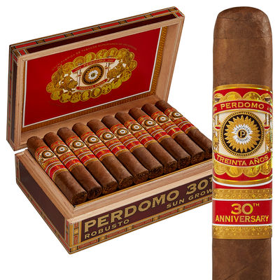 Perdomo 30th Anniversary Box-Pressed Sun Grown - Pack of 5