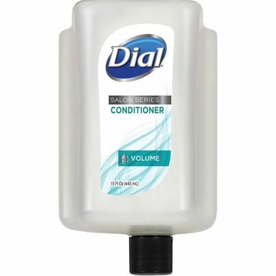 Dial Professional Versa Cartridge Bottle Refills, 15 fl oz (443.6 mL), Bottle Dispenser, Hair, White, 6/Carton (DIA98960CT)