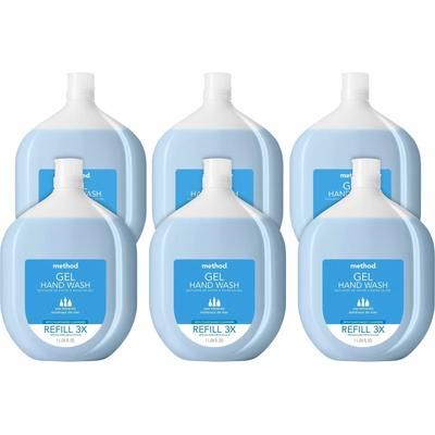 Method Sea Minerals Gel Hand Wash Refill, Sea Mineral Scent, 6/Carton (MTH327773CT)