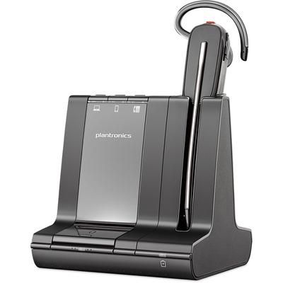 Plantronics Savi 8240 Office Noise-cancelling Bluetooth Headset, Black (PLN8240OFFICE)