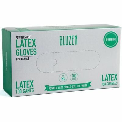 Remcoda Powder-Free Latex Gloves, 4 mil Thickness, X-Large Size, 100/Box (RMLLAT101XL)