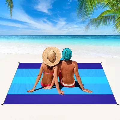 CYBeach Blanket, Waterproof and Sandproof Large 2-3 Adult Light Picnic Mat Travel Camping Hiking Beach Blanket