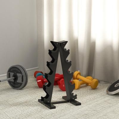 TEMU 5-tier Dumbbell Rack, Dumbbell Storage Stand Holder, Steel Weight Tree For Home Gym
