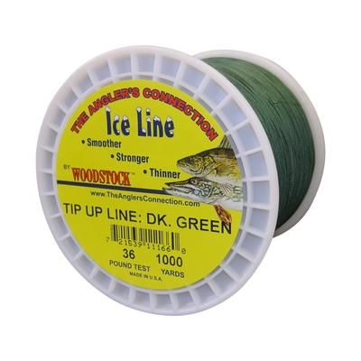Woodstock Line Tip-Up Line 1000yd Number 36 Green TU-1000-36-G