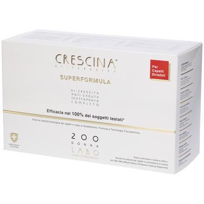Crescina Ri Crescita Super Formula 200 Donna Trattamento Completo Fial