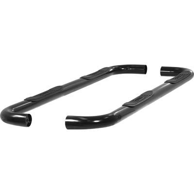 Aries Nerf Bars Stainless Steel Powdercoated Black 3in Side Series, Lifetime limited warranty with 3-year on finish 204012