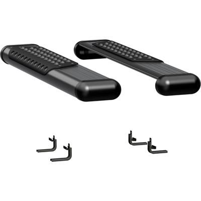 Luverne Running Boards Aluminum Powdercoated Textured Black O-Mega II 6 in. Series, 584036-570741