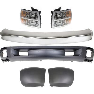 Replacement Valance Plastic Primed, Front, 1-year unlimited-mileage warranty KIT-050717-15