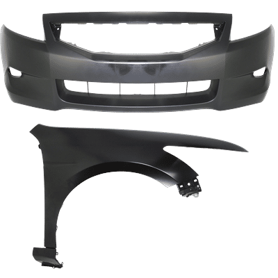Replacement Fender Steel Primed, Front, Passenger Side, 1-year unlimited-mileage warranty KIT-121017-150