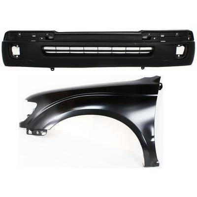 Replacement Fender Steel Primed, Front, Driver Side, 1-year unlimited-mileage warranty KIT-012818-35