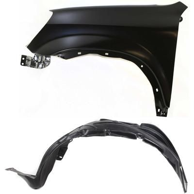 Replacement Fender Steel Primed, Front, Driver Side, 1-year unlimited-mileage warranty KIT-040418-48