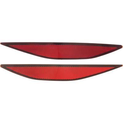Replacement Bumper Reflector, Rear, Driver & Passenger Side, 1-year unlimited-mileage warranty SET-REPV734905Q
