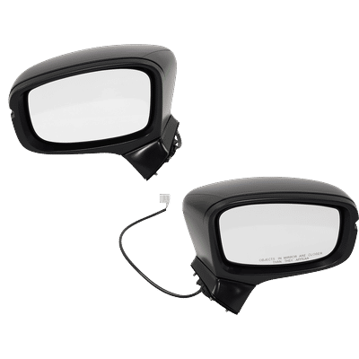 Kool Vue Mirror Textured Black, Driver & Passenger Side, 1-year limited warranty SET-HO105ER