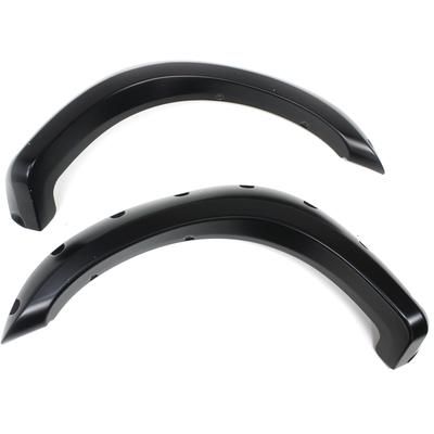 Bushwacker Fender Flares Plastic Black Cut-Out Series, Front, Driver & Passenger Side, Lifetime limited warranty 20073-02