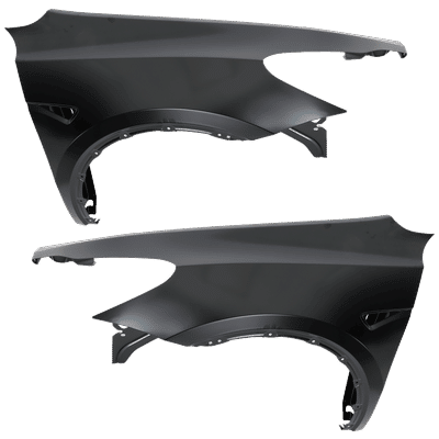 Replacement Fender Steel Primed, Front, Driver & Passenger Side, 1-year unlimited-mileage warranty SET-RT22010035