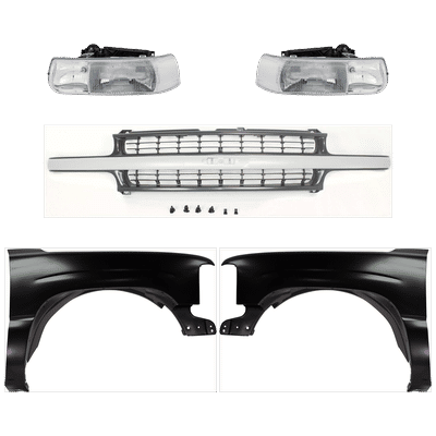 Replacement Fender Steel Primed, Front, Driver & Passenger Side, 1-year unlimited-mileage warranty KIT-022123-03