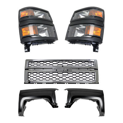 Replacement Grille Assembly Plastic Chrome Grille, 1-year unlimited-mileage warranty KIT-022123-175