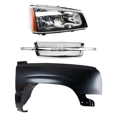 Replacement Fender Steel Primed, Front, Passenger Side, 1-year unlimited-mileage warranty KIT-022123-12001
