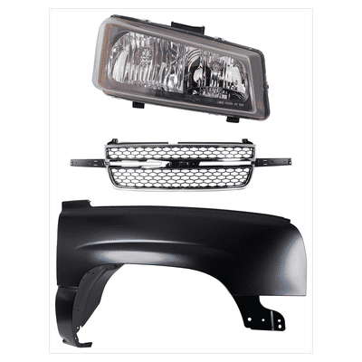 Replacement Fender Steel Primed, Front, Passenger Side, 1-year unlimited-mileage warranty KIT-022123-12501
