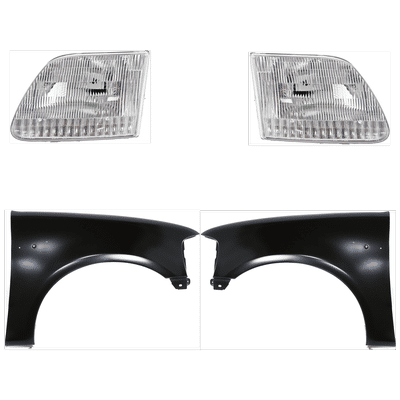 Replacement Fender Steel Primed, Front, Driver & Passenger Side, 1-year unlimited-mileage warranty KIT-022423-82203