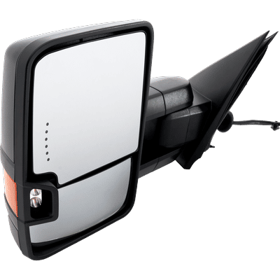 Kool Vue Towing Mirror Textured Black, Driver Side, 1-year limited warranty GM258EL