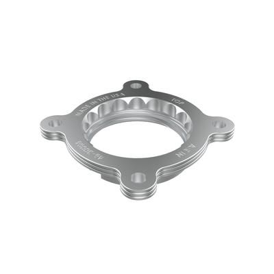 aFe Throttle Body Spacer Aluminum Natural, 2-year AFE limited warranty 46-30006