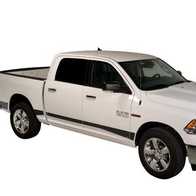 Putco Rocker Panel Trim Stainless Steel Black Platinum, Driver & Passenger Side, Lifetime limited warranty 9751302BP