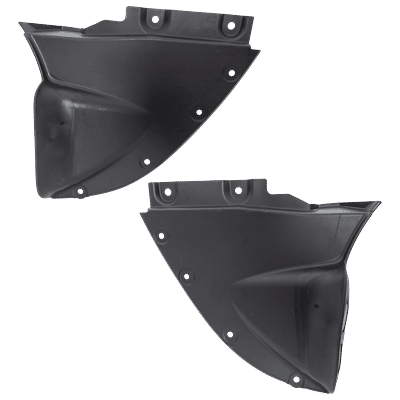 Replacement Fender Liner, Front, Driver & Passenger Side, Front Section, 1-year unlimited-mileage warranty SET-RM22210113