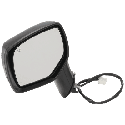 JC Whitney Mirror With 1 Paintable & Textured Black Cap, Driver Side, 1-year limited warranty JSU36EL
