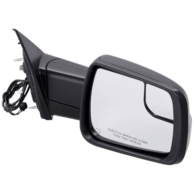 JC Whitney Mirror Textured Black, Passenger Side, 1-year limited warranty JDG156ER