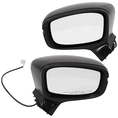 JC Whitney Mirror Textured Black, Driver & Passenger Side, 1-year limited warranty SET-JHO105ER